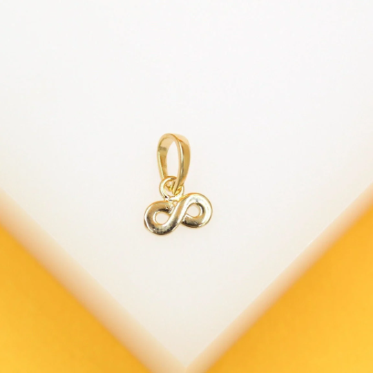 18K Gold Filled Infinity Charm Pendant